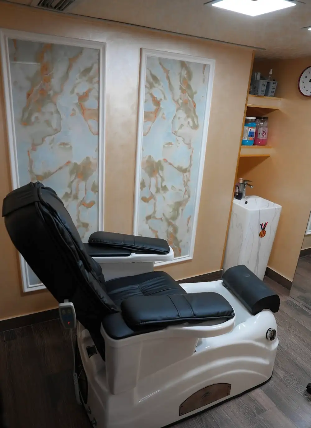 Barber tools and grooming detail